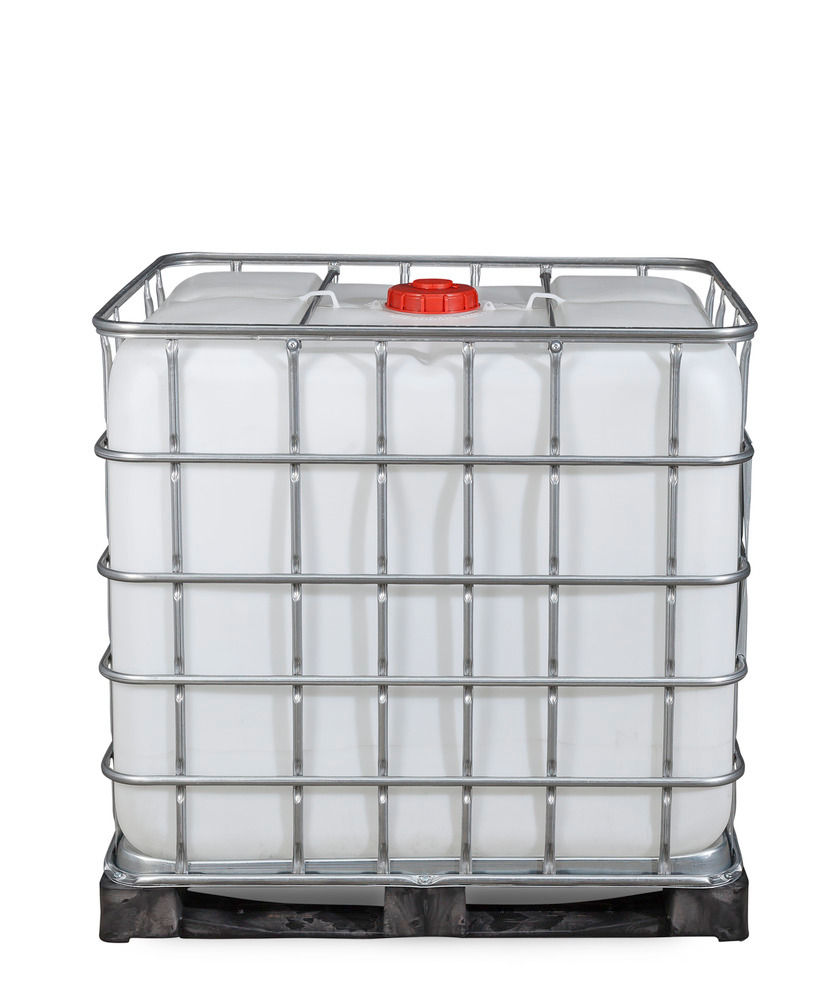 IBC Gefahrgut-Container, PE-Palette, 1000 Liter, Öffnung NW150, Auslauf NW50 - 4
