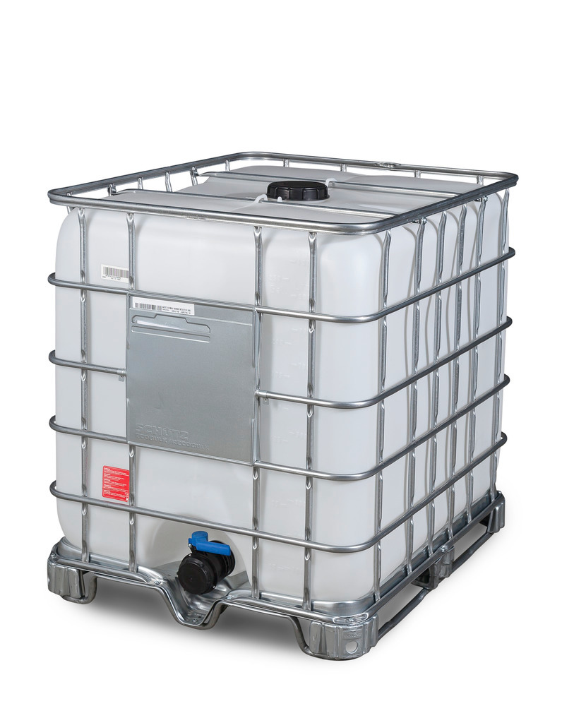Recobulk IBC Gefahrgut-Container, Stahlkufen, 1000 Liter, Öffnung NW150, Auslauf NW80 - 3