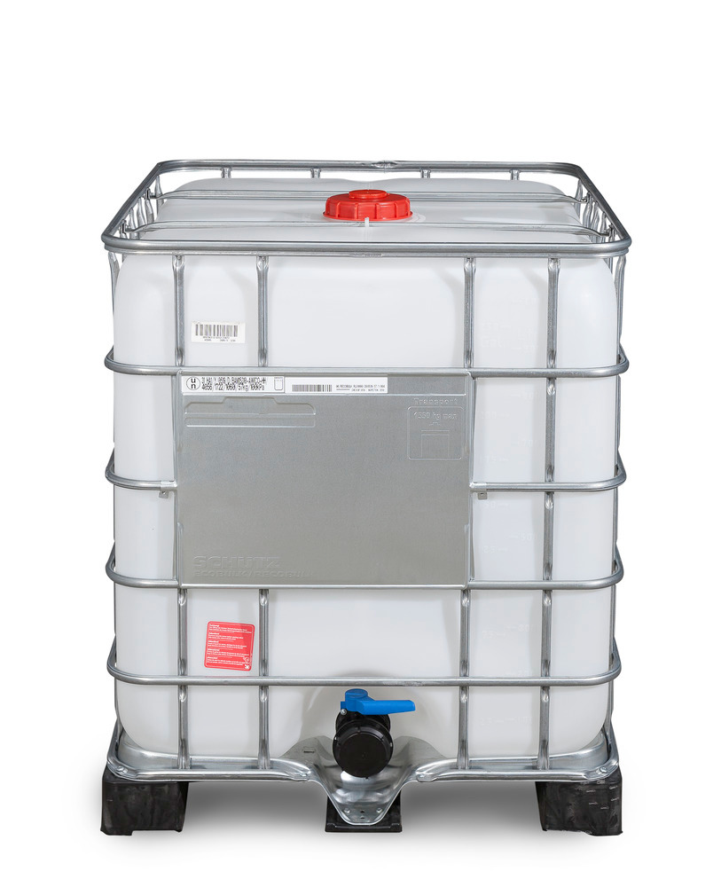 Recobulk IBC hazardous goods container, PE pallet, 1000 litre, NW150 opening, NW80 drain - 2