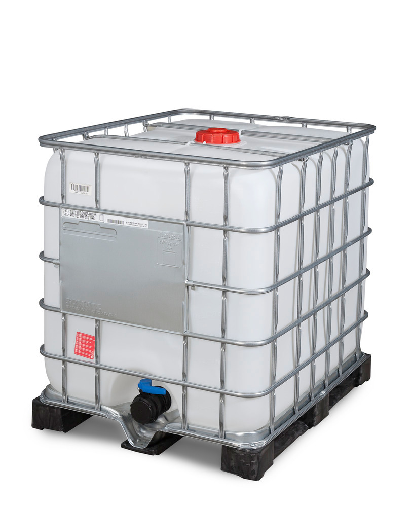 Recobulk IBC hazardous goods container, PE pallet, 1000 litre, NW150 opening, NW80 drain - 3