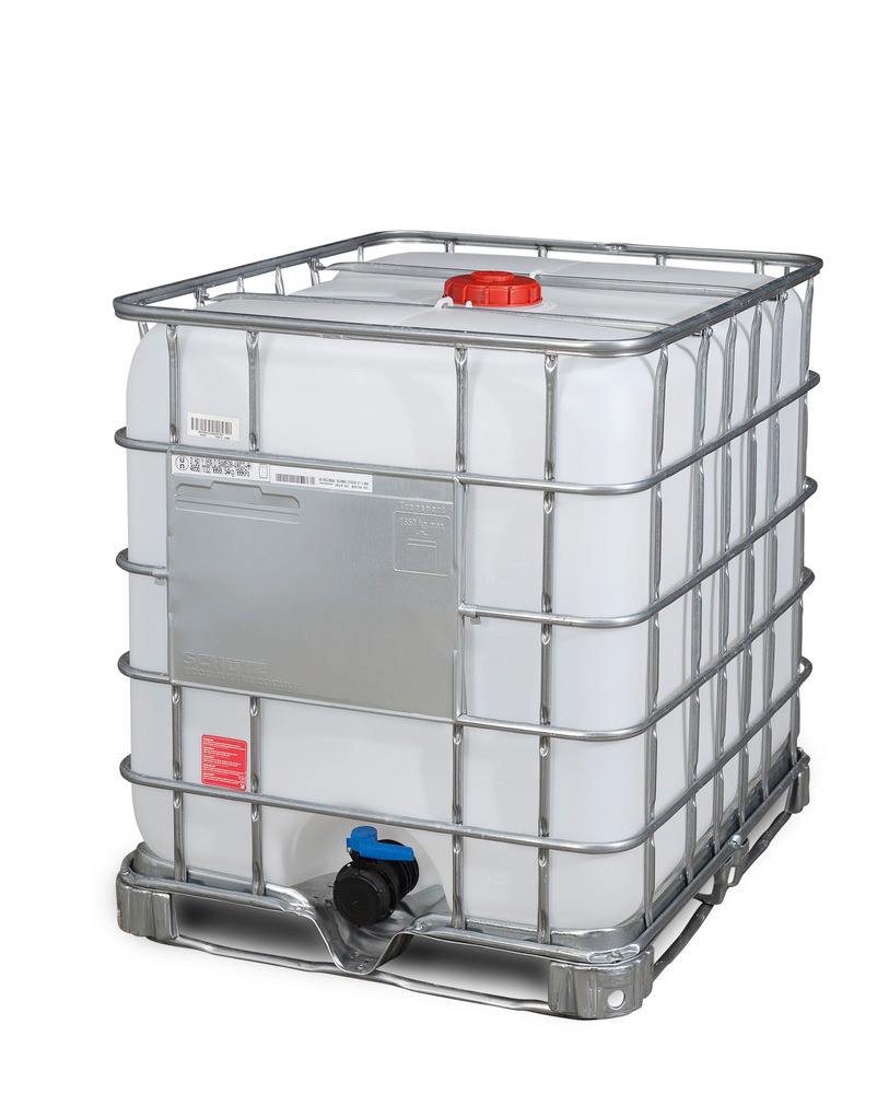 Recobulk IBC Gefahrgut-Container, Stahlrahmen-Palette, 1000 Liter, Öffnung NW150, Auslauf NW80 - 8