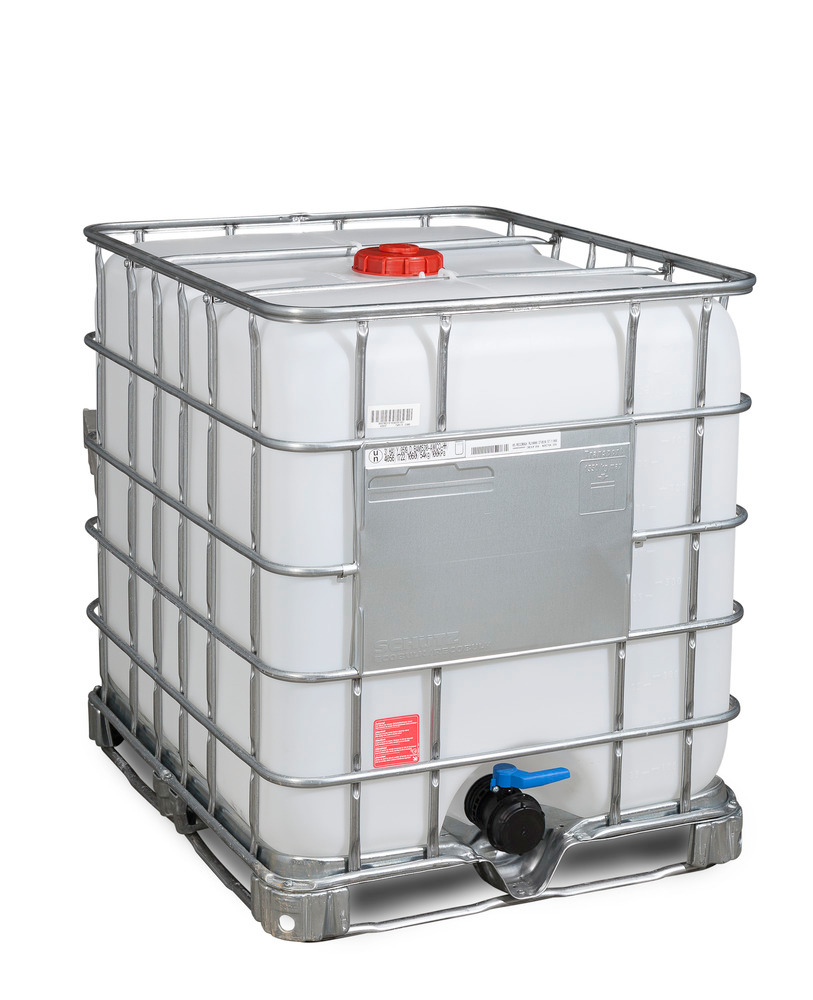 Recobulk IBC Gefahrgut-Container, Stahlrahmen-Palette, 1000 Liter, Öffnung NW150, Auslauf NW80 - 6