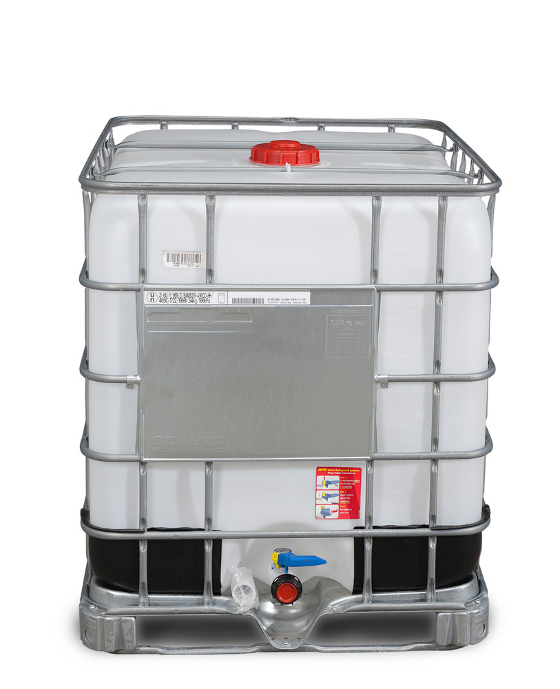Recobulk IBC Container, Stahlrahmen-Palette, 1000 Liter, Öffnung NW150, Auslauf NW50 - 2