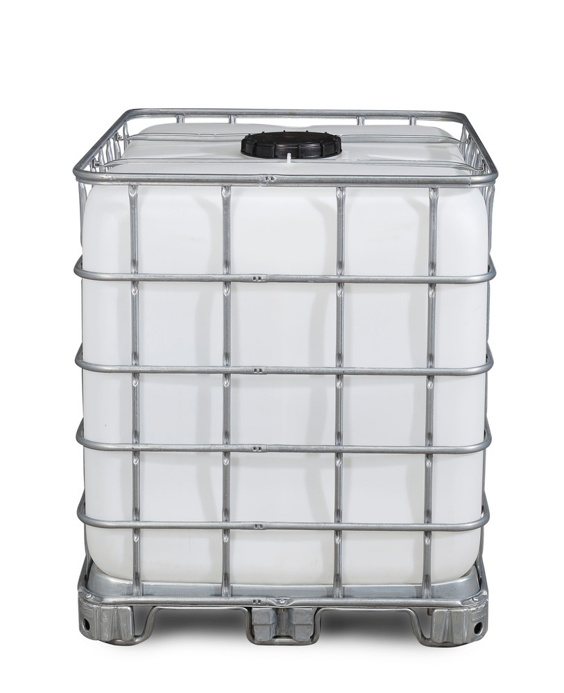 Recobulk IBC container, steel runner, 1000 litre, NW225 opening, NW80 drain - 5
