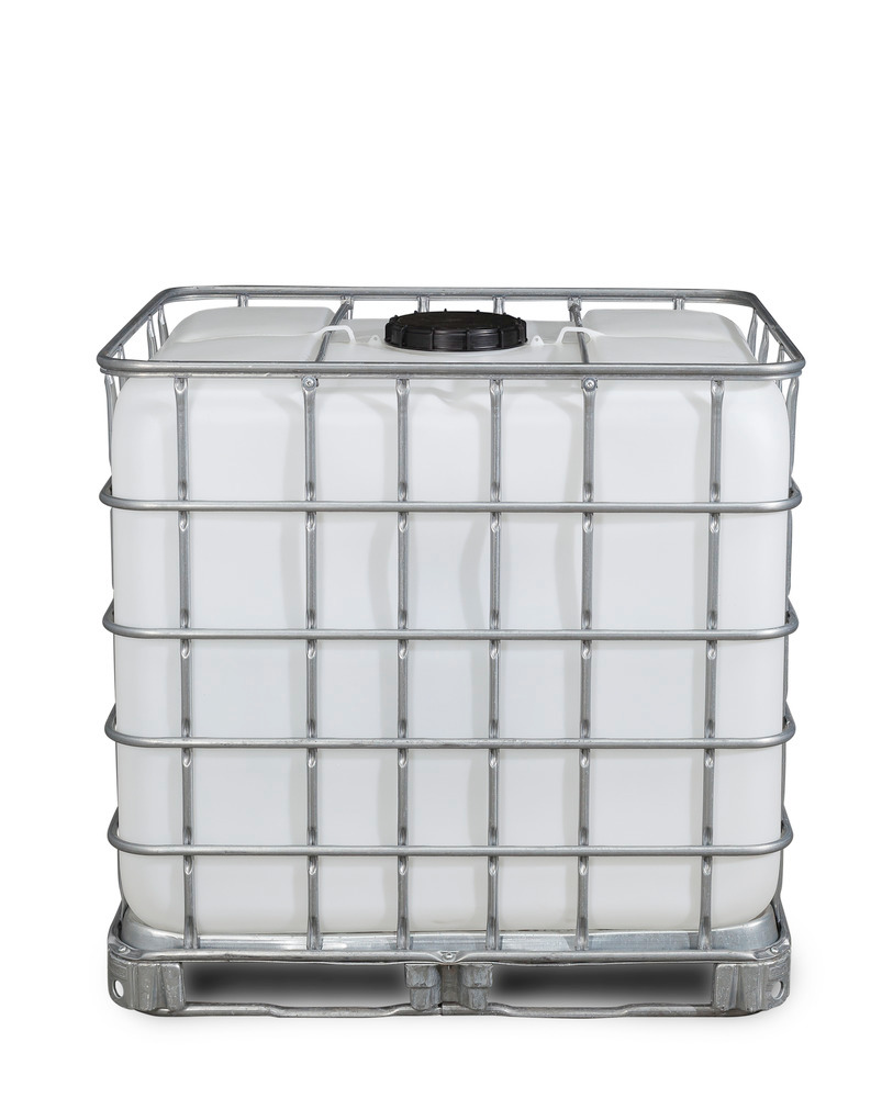 Recobulk IBC Container, Stahlkufen, 1000 Liter, Öffnung NW225, Auslauf NW80 - 4