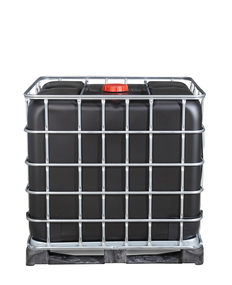 Cistern. per merci peric., protezione anti-UV, pallet in PE, 1000 litri, apert. DN 150, uscita DN 50 - 4