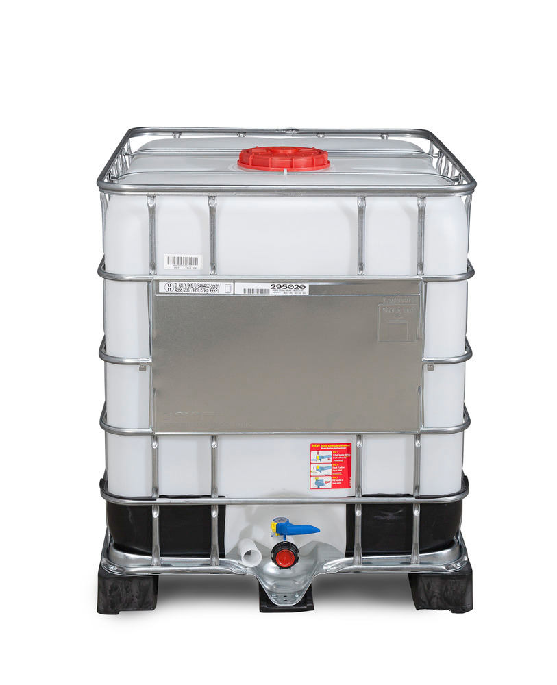 Recobulk IBC Gefahrgut-Container, PE-Palette, 1000 Liter, Öffnung NW225, Auslauf NW50 - 2
