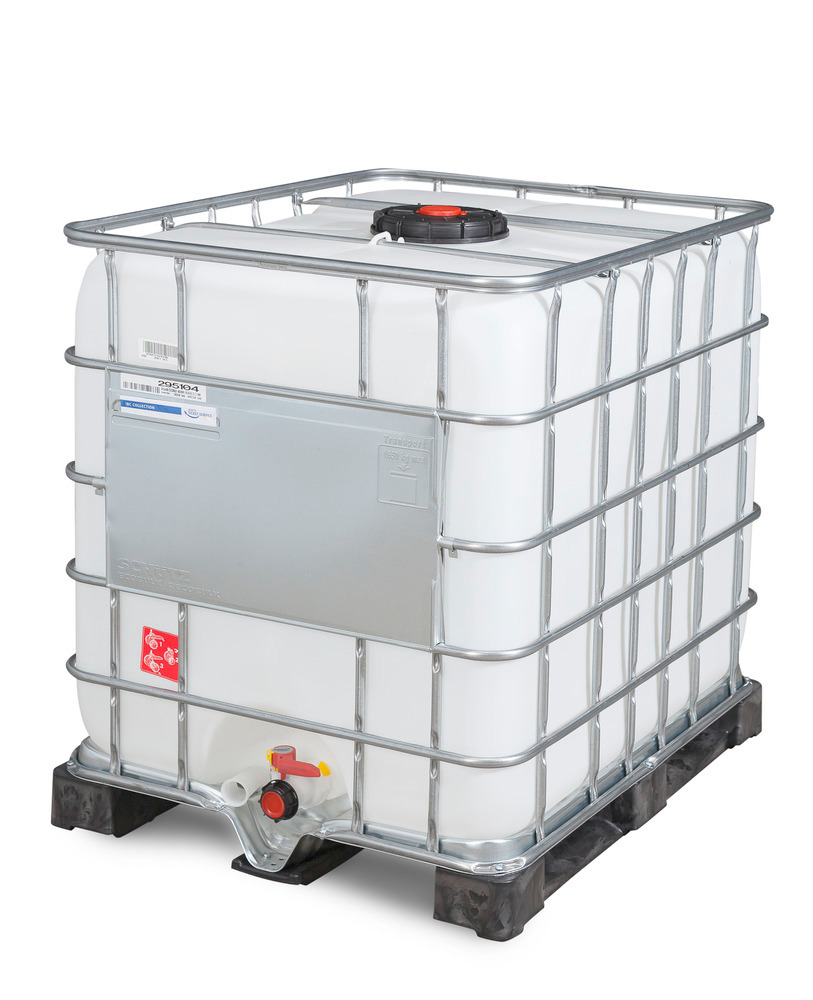 Recobulk IBC container, PE pallet, 1000 litre, NW225 opening, NW50 drain - 2