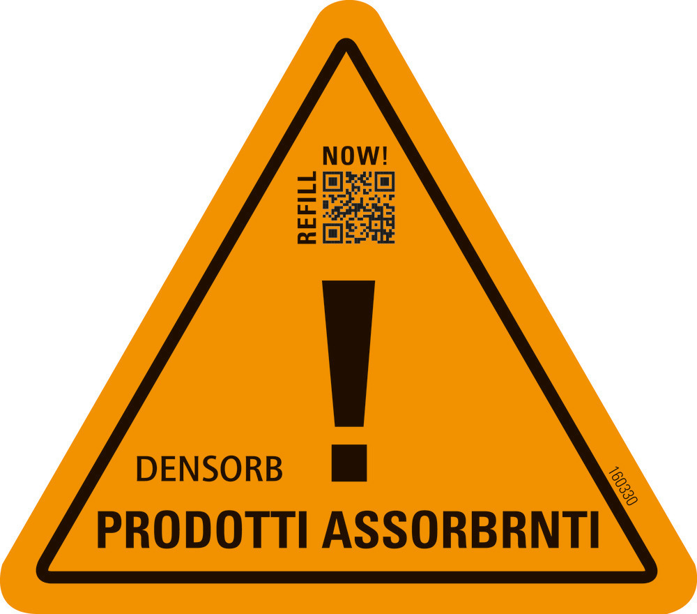 Multi-language label set for marking DENSORB absorbent materials - 5