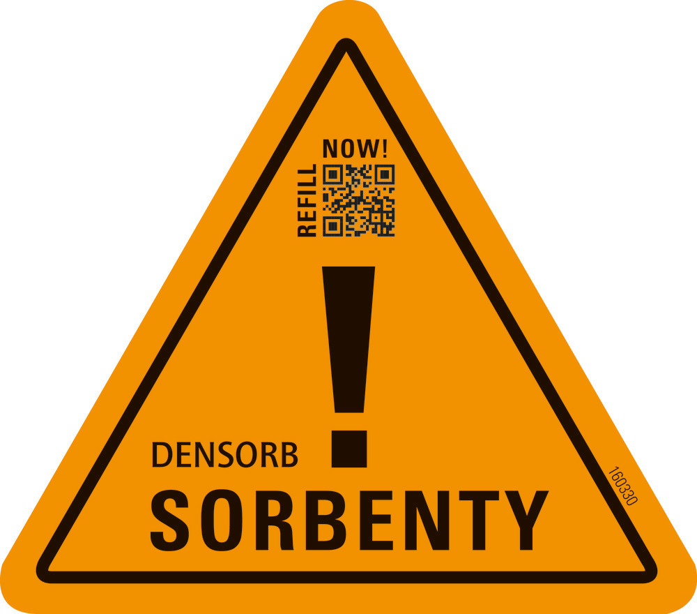 Zestaw wielojęzycznych nalepek do oznakowania sorbentów DENSORB - 6