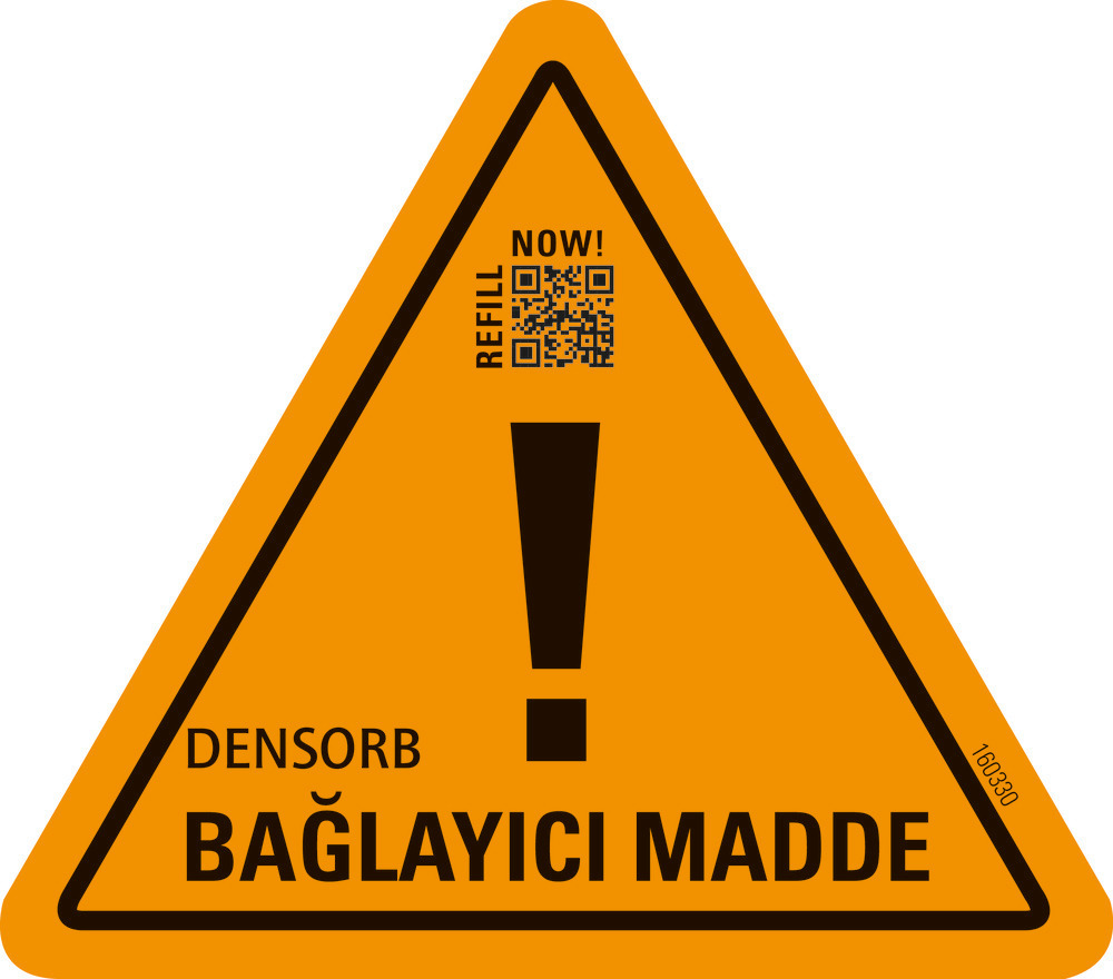 Multi-language label set for marking DENSORB absorbent materials - 12
