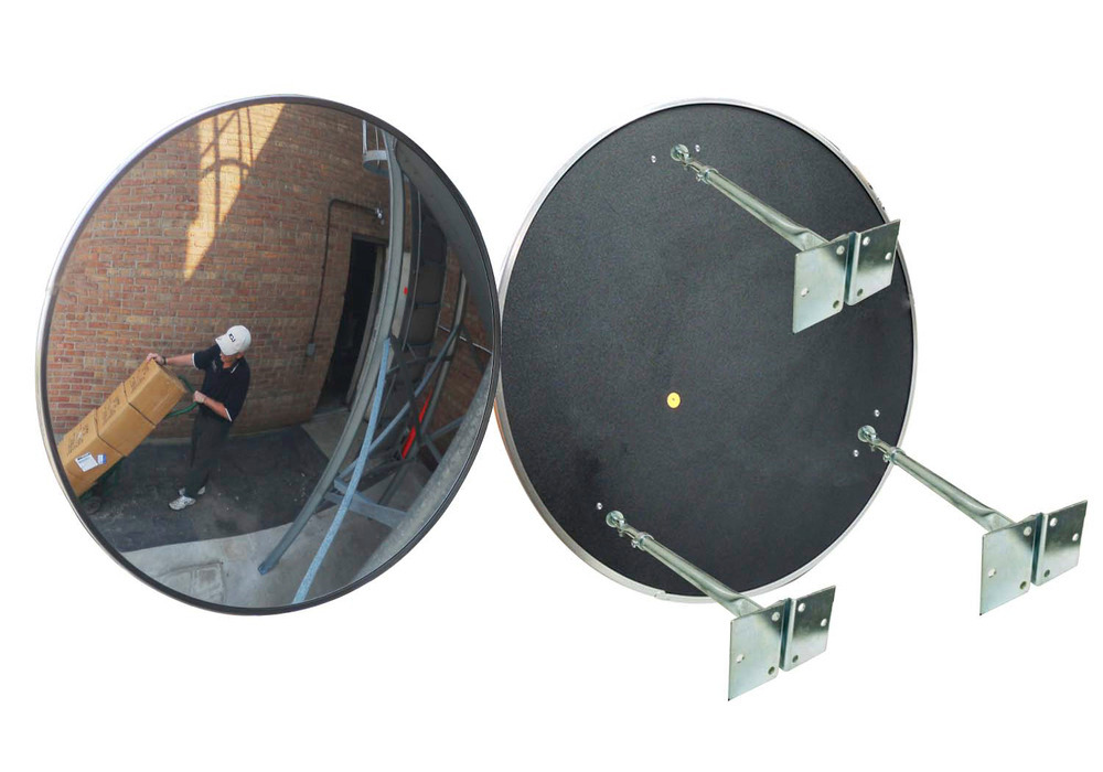 Convex Round Mirrors - Outdoor Use - 36" - Industrial Acrylic - Lightweight - Eliminate Blind Spots - 1