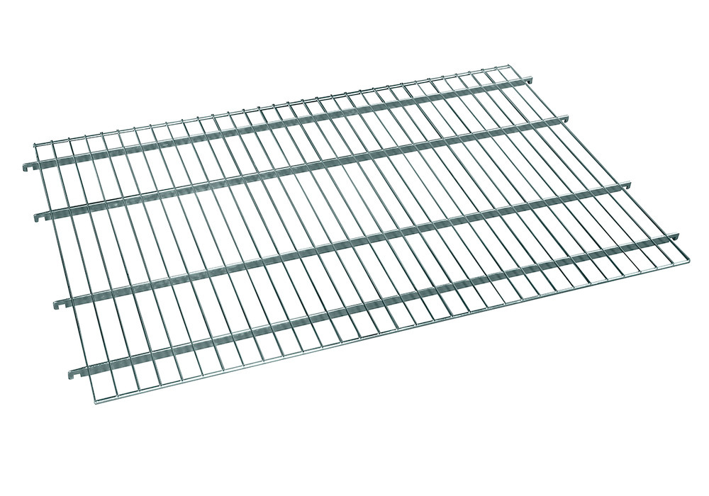 Mesh intermediate shelf for steel roll box pallets 800 x 1200 mm, without edge - 1