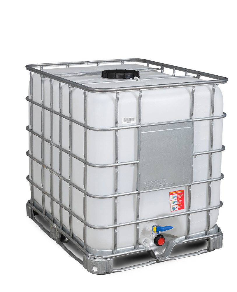 Recobulk IBC container voor gevaarlijke goederen, st. pallet, 1000 L, opening NW225, uitgang NW50 - 2