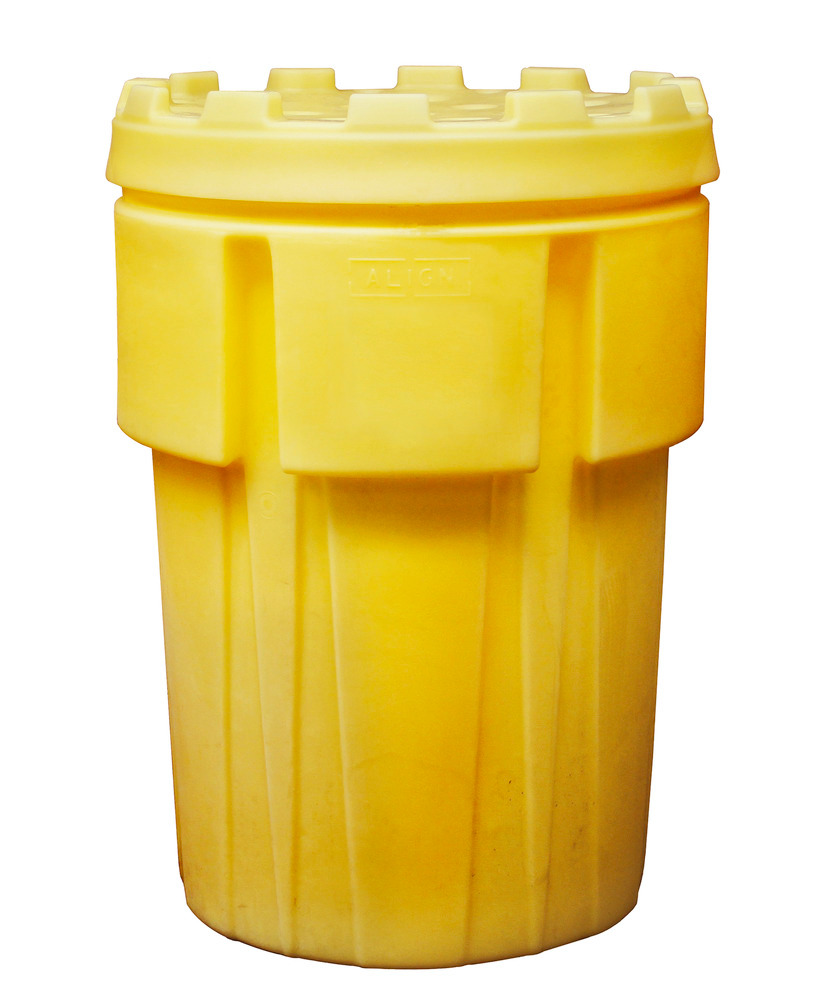 Drum overpack in polyethylene (PE), with UN approval and screw lid, 390 litre volume - 1