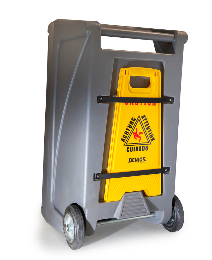 Emergency Spill Kit Caddy - Oil-Only - Medium - Quick Maneuverability - Lockable - 4