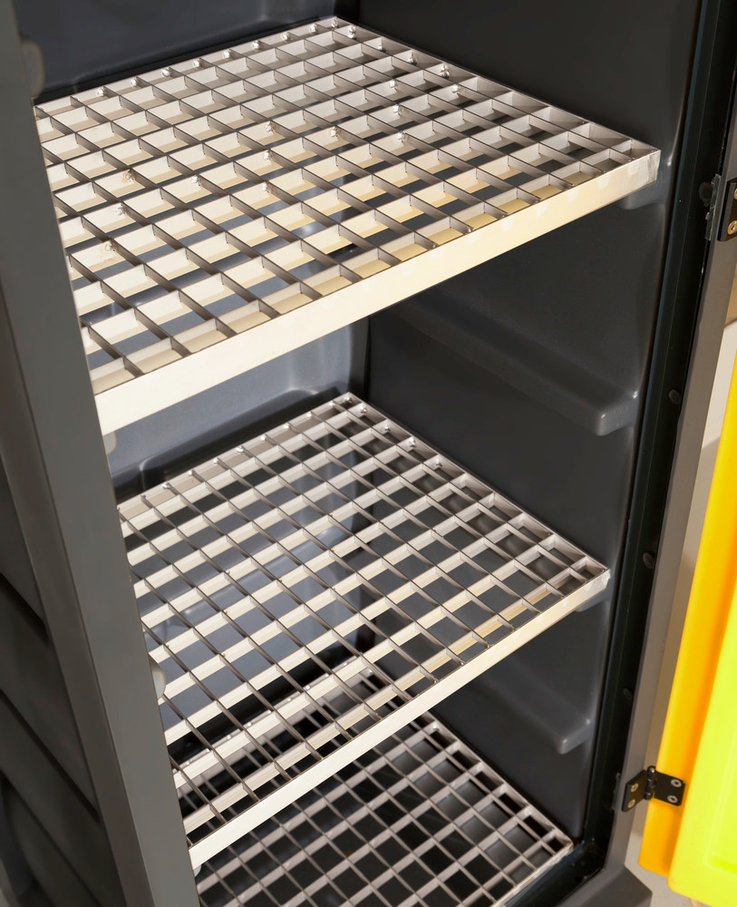 PolyStore Chemical Storage Cabinet Grid Shelf - 520 x 415 - M44X33 - B20/2 - gal - 1