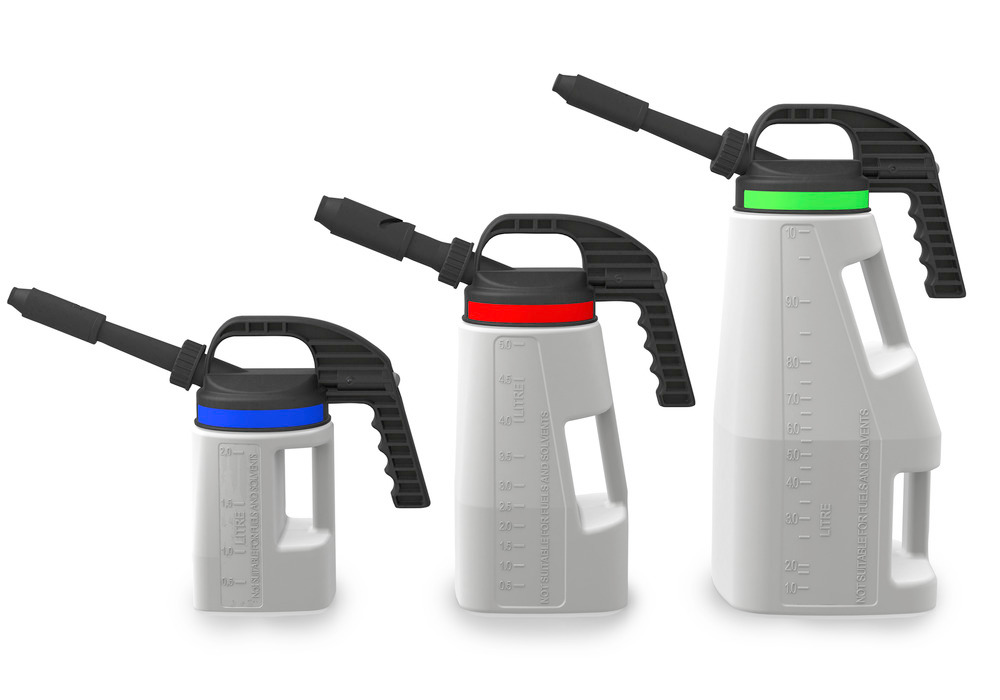 Lubriflex Dispensing Jug - FALCON - 10-Liters - Ergonomic Handling - Convenient Dosing - Poly - 9