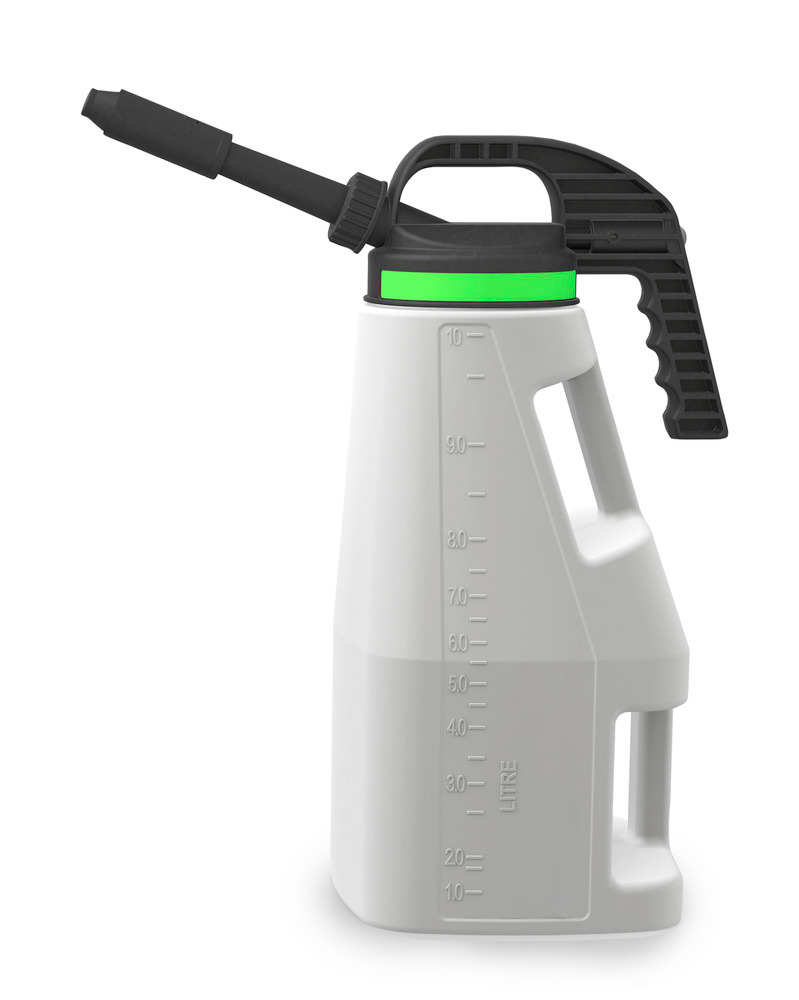 Lubriflex Dispensing Jug - FALCON - 10-Liters - Ergonomic Handling - Convenient Dosing - Poly - 1