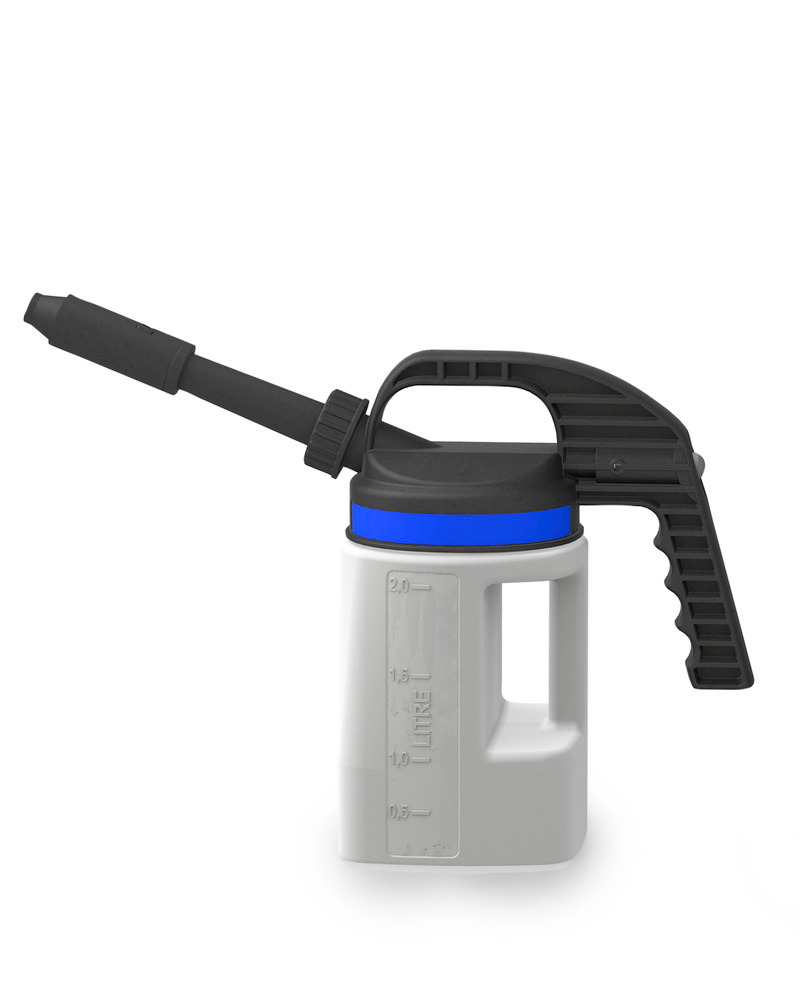 Lubriflex Dispensing Jug - FALCON - 2-Liters - Ergonomic Handling - Convenient Dosing - Poly - 1