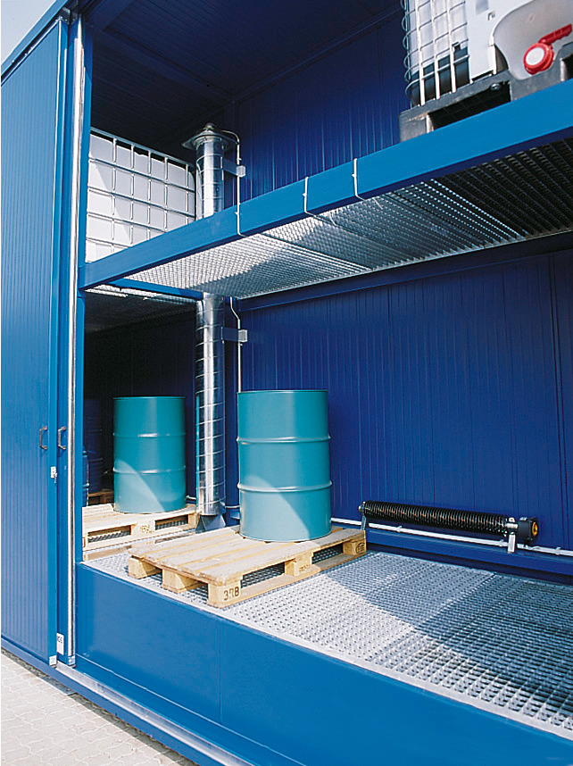 Conteneur 2 PK 814 OST ISO, portes coulissantes, isolé en laine de roche, 12 cuves ou 48 fûts - 2