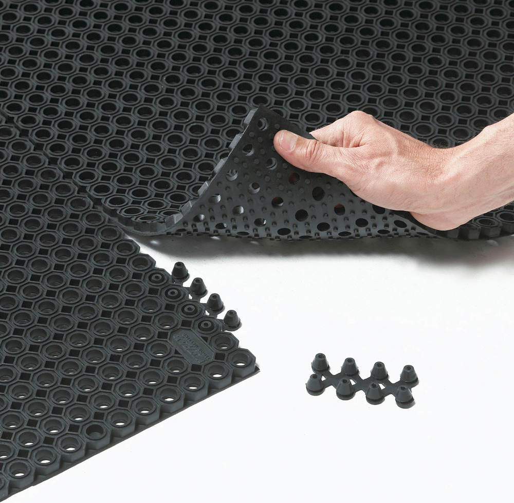 Elements de liaison pour tapis d'entrée OF 12 mm d'épaisseur, noir, 10 unités - 1