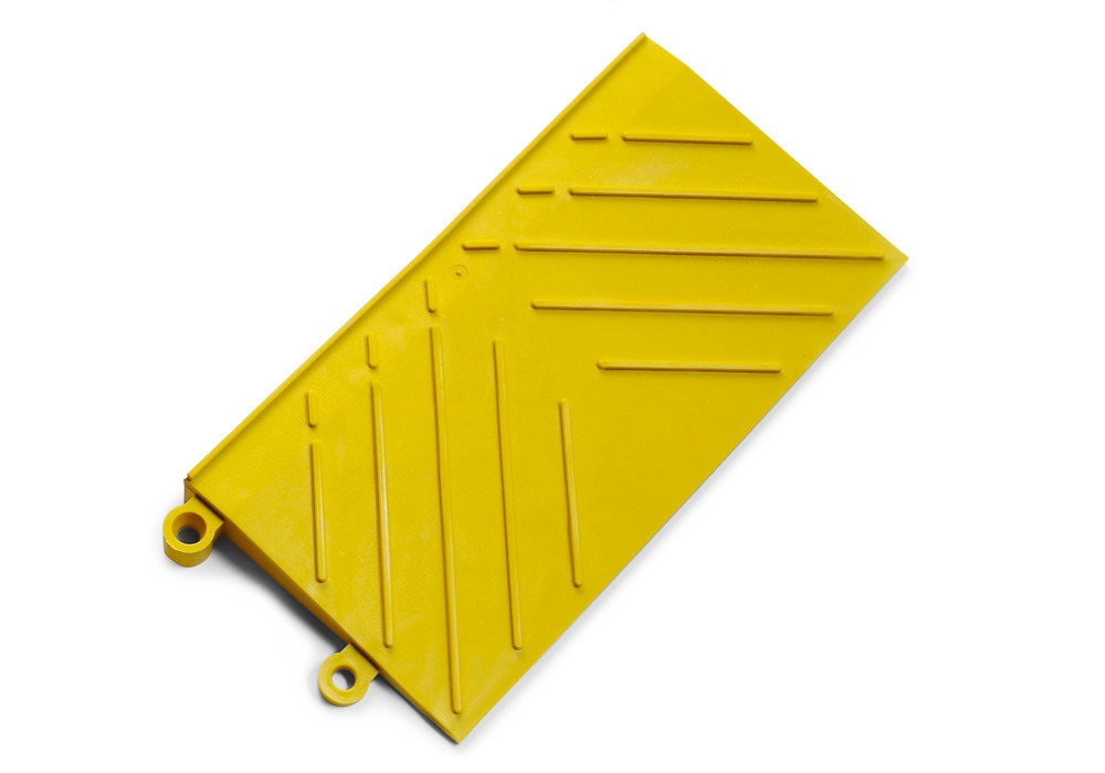 Antivermoeidheidstegel veiligheidsrand DF, vrouwelijke aansluiting, PVC, geel,15,2 cm x 30,5 cm - 1