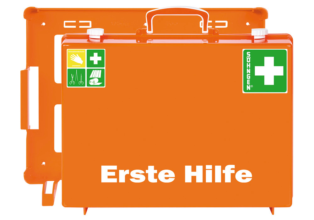 Erste-Hilfe-Koffer, Füllung nach Ö-Norm Z 1020-2, Kunststoff - 1