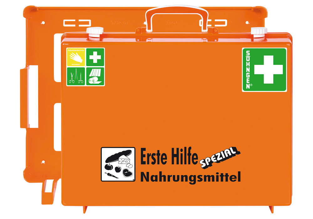 Erste-Hilfe-Koffer Beruf Spezial, Ausführung "Nahrungsmittel", orange - 3