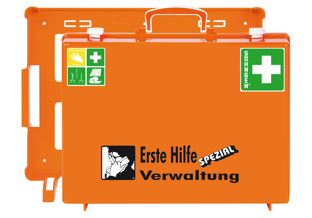 Erste-Hilfe-Koffer Beruf Spezial, Ausführung "Verwaltung", orange - 3