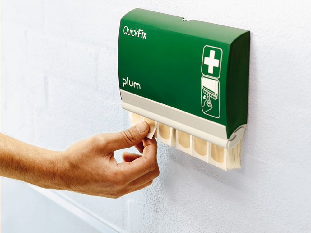Plasterdispenser, inkl. plastre, elastisk, 2 x 45 stk. - 2