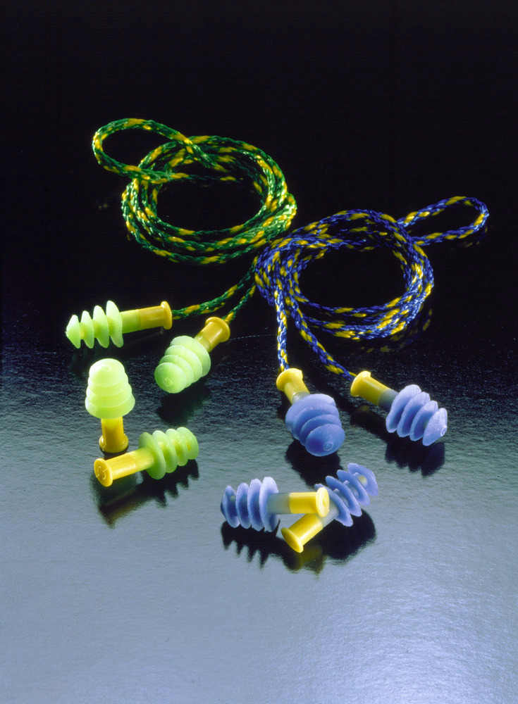 Tapones de protección auditiva Fusion, SNR 28, talla S, verde - 2