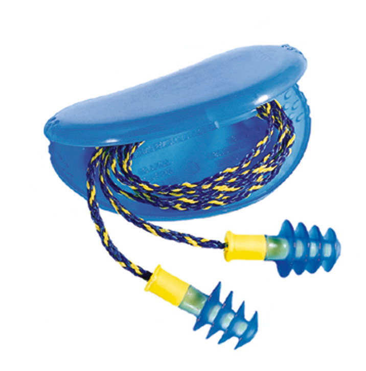Tapones de protección auditiva Fusion, SNR 28, talla L, azul - 1