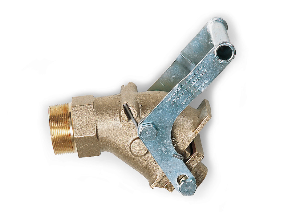 Gate Valve - Brass Faucet - 2" NPT bung - PTFE Seal - Non-Flammable Materials - 1