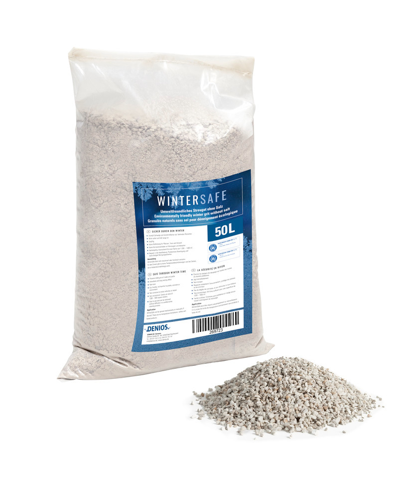 WinterSafe salt-free grit, environmentally friendly, anti-slip, 50 l sack - 1