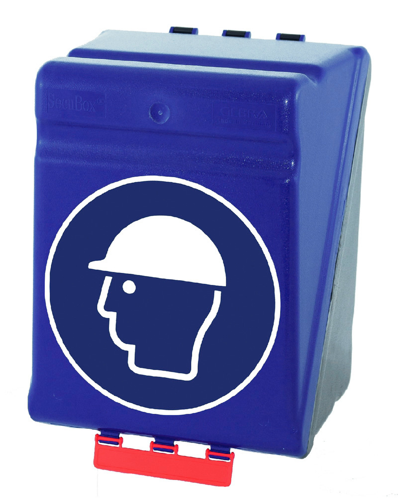 Pojemnik maxi do przechowywania ochrony głowy, niebieski - 1
