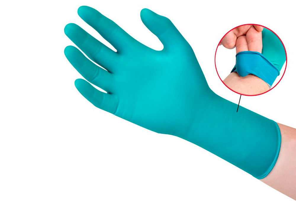Ansell Nitrile Gloves - 10/Large - Chemically Resistant - Flexibility - Dexterity - Won't Swell - 1