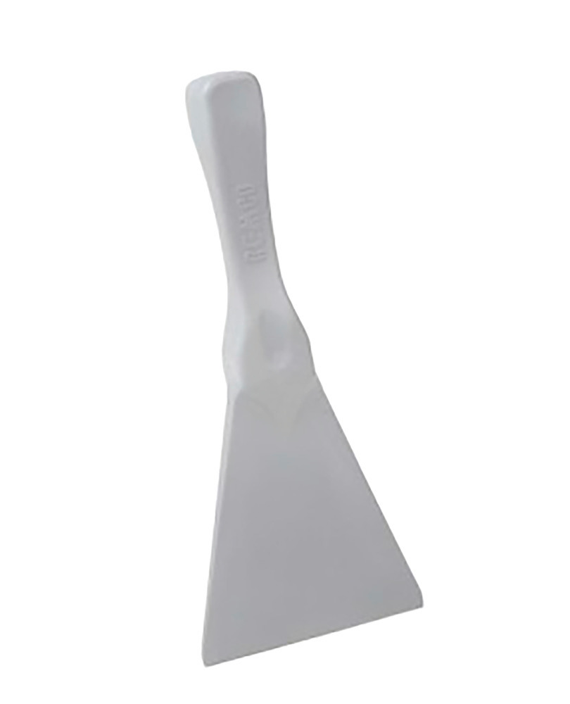 4" Paddle - Metal Detectable - White - One-Piece Construction - Long-Handle Design - 1