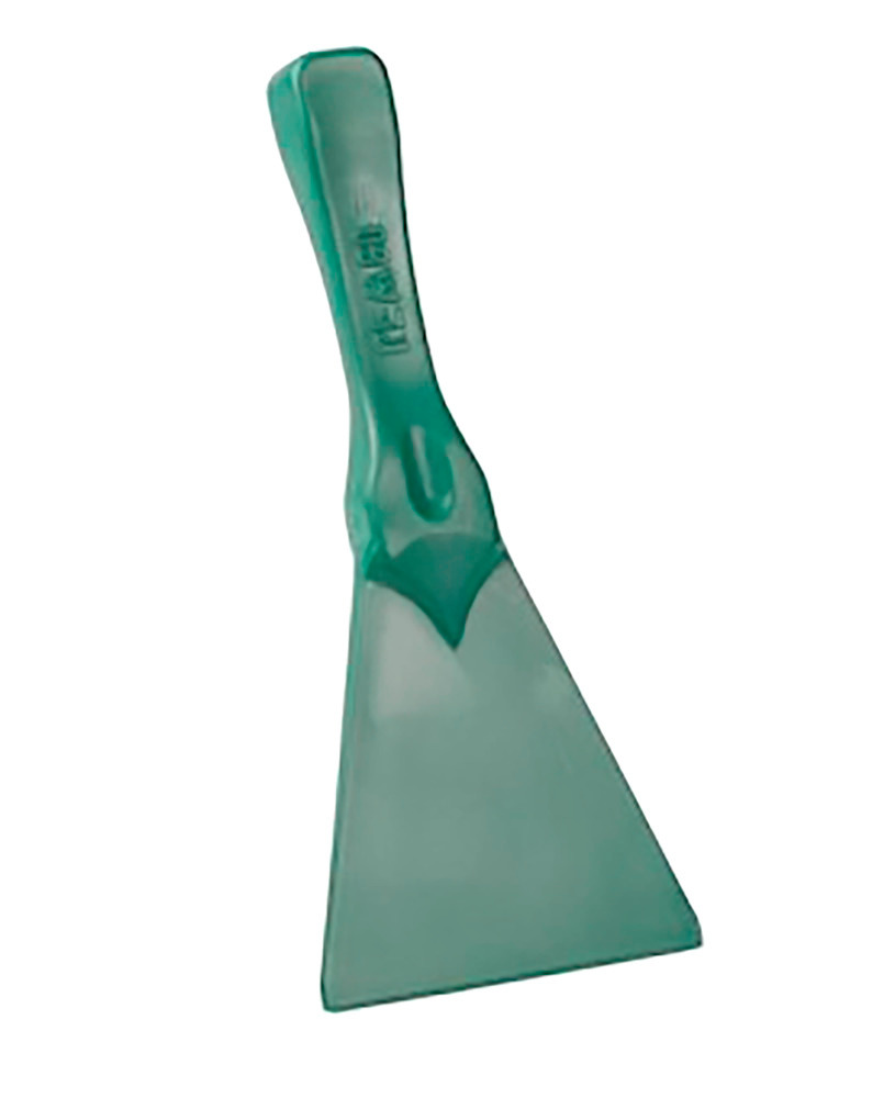 4" Paddle - Metal Detectable - Green - One-Piece Construction - Long-Handle Design - 1