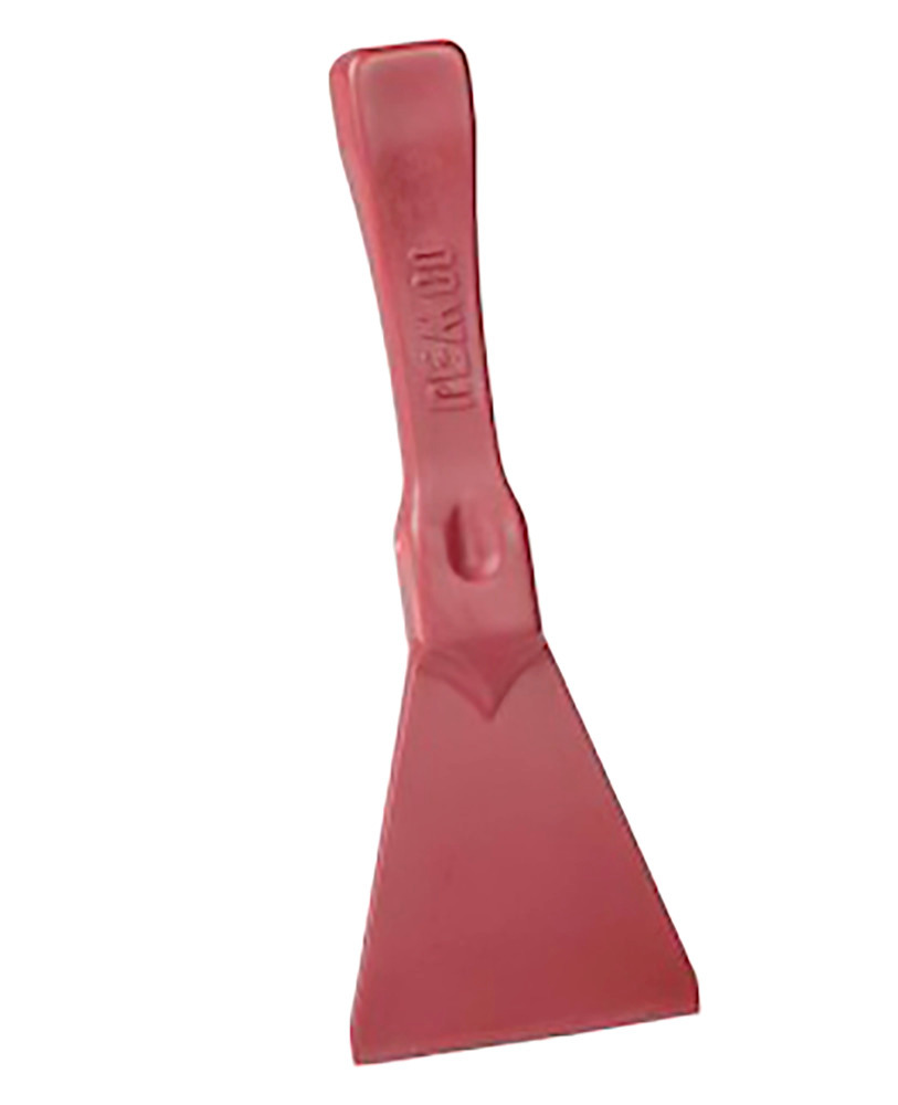 3" Paddle - Metal Detectable - Red - One-Piece Construction - Long-Handle Design - 1