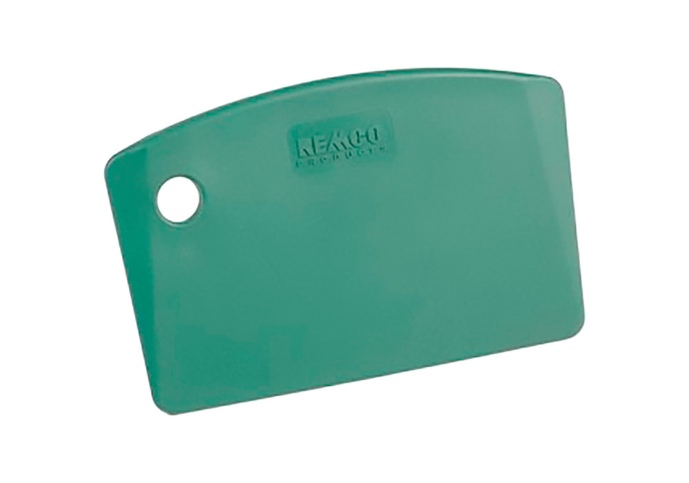 Mini Bench Scraper - Metal Detectable - Green - Lightweight - Corrosion Resistant - Rust Resistant - 1