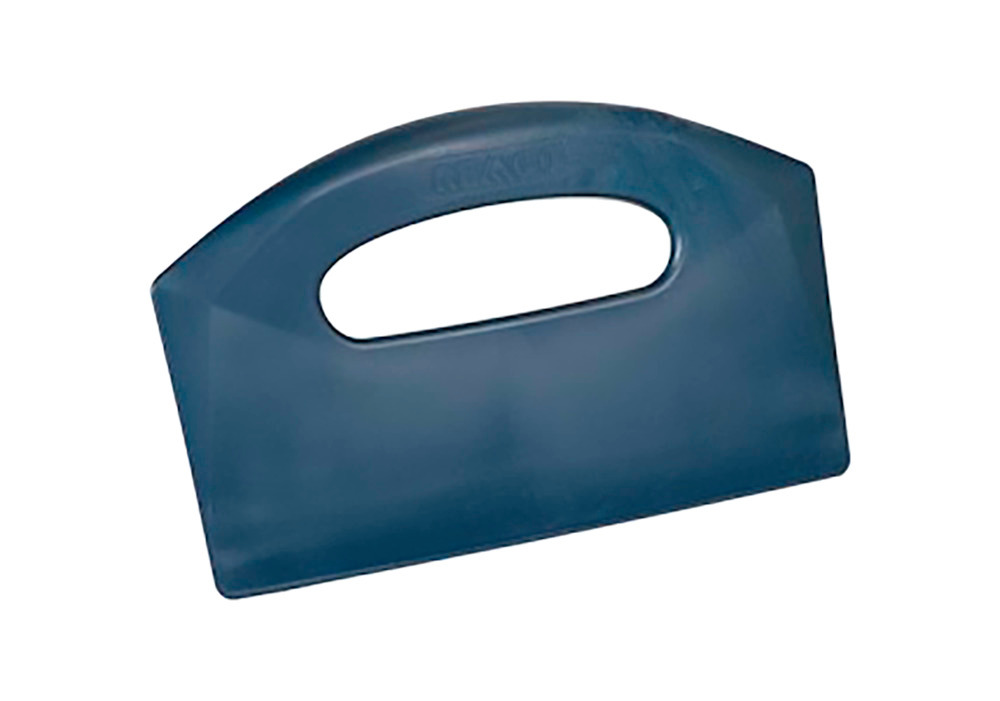 Bench Scraper - Metal Detectable - Blue - Lightweight - Semi-Ferrous Additive - 1