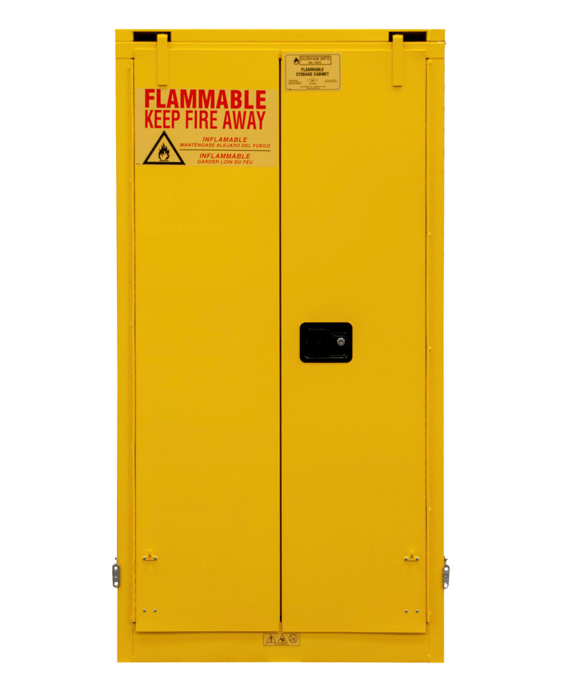 Flammable Safety Cabinet - 55 Gallon Drum, Vertical - FM Approved- Manual Closing Door - 1055MDSR-50 - 2