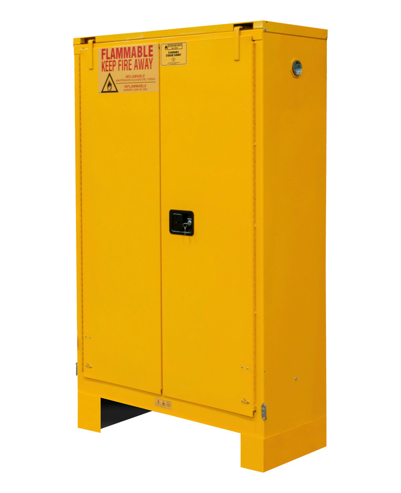 Flammable Safety Cabinet - 45 Gallon - FM Approved - Self-Closing Door - with Legs - 1045SL-50 - 3