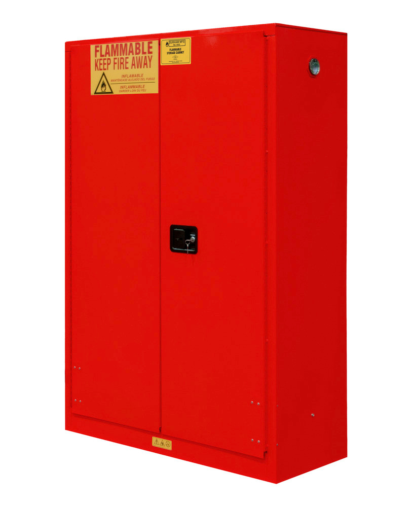 Flammable Safety Cabinet - 45 Gallon - FM Approved - Manual Closing Door - 1045M-17 - 3