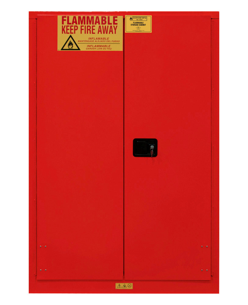 Flammable Safety Cabinet - 45 Gallon - FM Approved - Manual Closing Door - 1045M-17 - 2