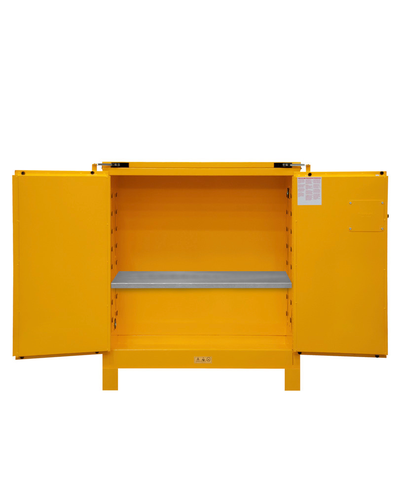Flammable Safety Cabinet - 30 Gallon - FM Approved - Self-Closing Door - with Legs - 1030SL-50 - 5
