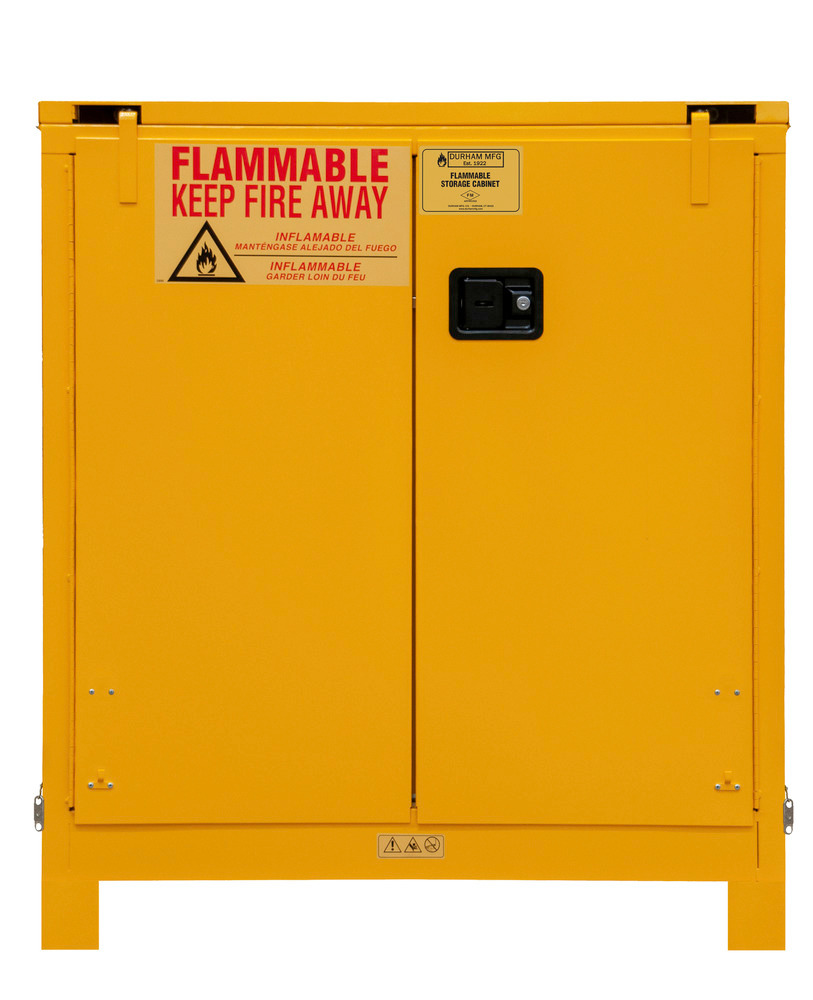 Flammable Safety Cabinet - 30 Gallon - FM Approved - Self-Closing Door - with Legs - 1030SL-50 - 2