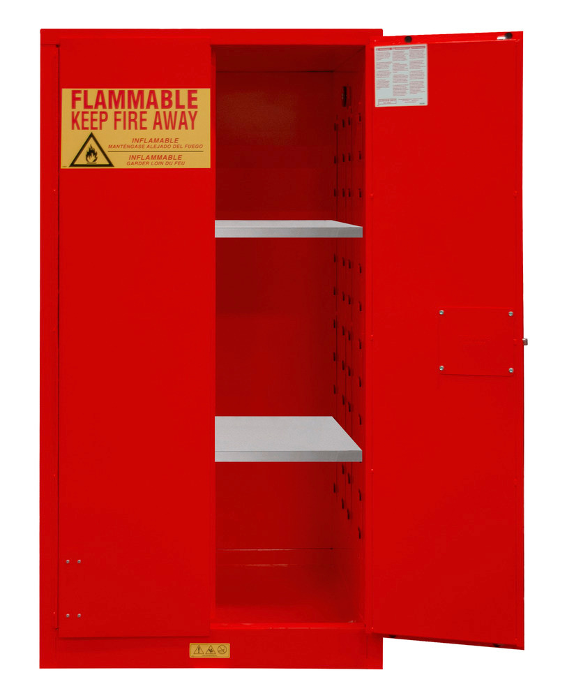 Flammable Safety Cabinet - 60 Gallon - FM Approved - Manual Closing Door - 1060M-17 - 4