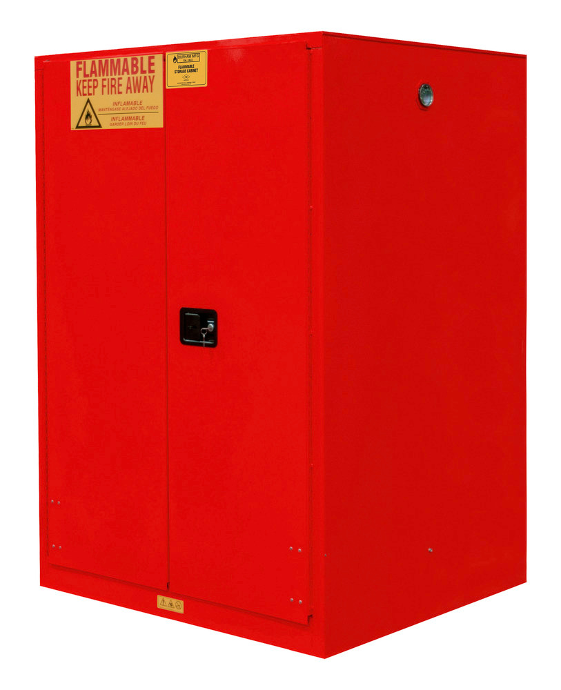 Flammable Safety Cabinet - 60 Gallon - FM Approved - Manual Closing Door - 1060M-17 - 3